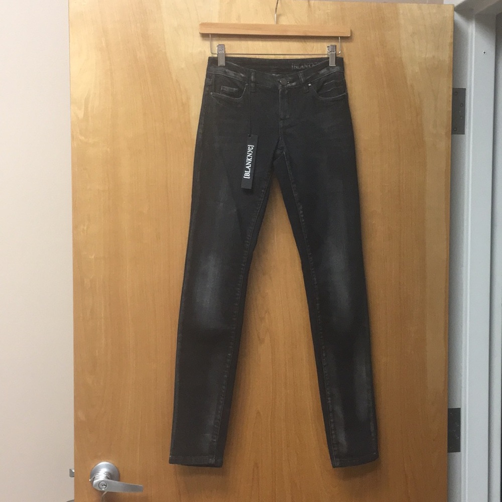 NWT - BlankNYC black denim - straight leg